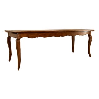 18th Century French Elm Farm Table For Sale