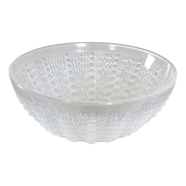 Opalescent Crystal Mod. Oursins No. 2 Nemour Series Bowl from René Lalique, France, 1935 For Sale