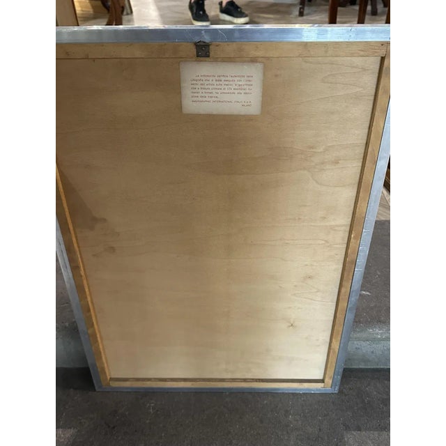 Giuseppe Ajmone, Figure, 1970s, Color Lithograph, Framed For Sale - Image 4 of 10