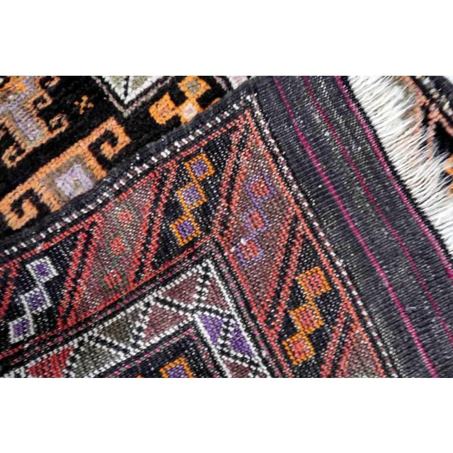 Beige 1900s Handmade Antique Collectible Afghan Baluch Prayer Rug 2.1' X 3.4' For Sale - Image 8 of 10