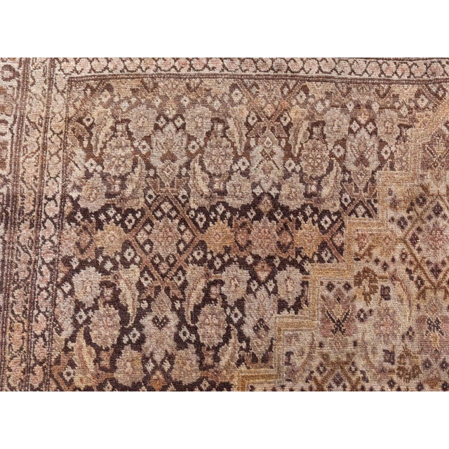 Early 20th Century Antique Persian Tabriz Handmade Wool Carpet For Sale - Image 5 of 13
