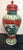 Art Deco Chinese Ceramic Pot Qing Dynasty Kangxi Marked Red Ground Famille Verte Porcelain Ginger Jar Hand Painted Figures Story Pattern For Sale - Image 3 of 10