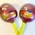 1950s Vintage Boho Chic Mexican Hand-Painted Maracas - A Pair For Sale - Image 11 of 11