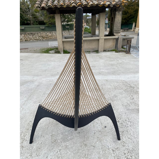 Harp or String Armchair by Jorgen Hovelskov for Mobelhandvaerk, 1963 For Sale - Image 4 of 8