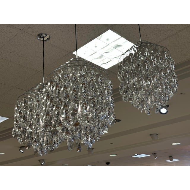 1970s Silver Spiral Pendant Lamp by Verner Panton For Sale - Image 10 of 11