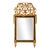 Italian Carved Wood Wall Mantel Gilt Mirror For Sale