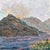 Mountain Majesty 6" X 6" Acrylic Painting, Sunrise, Lake and Wildflowers For Sale - Image 6 of 7