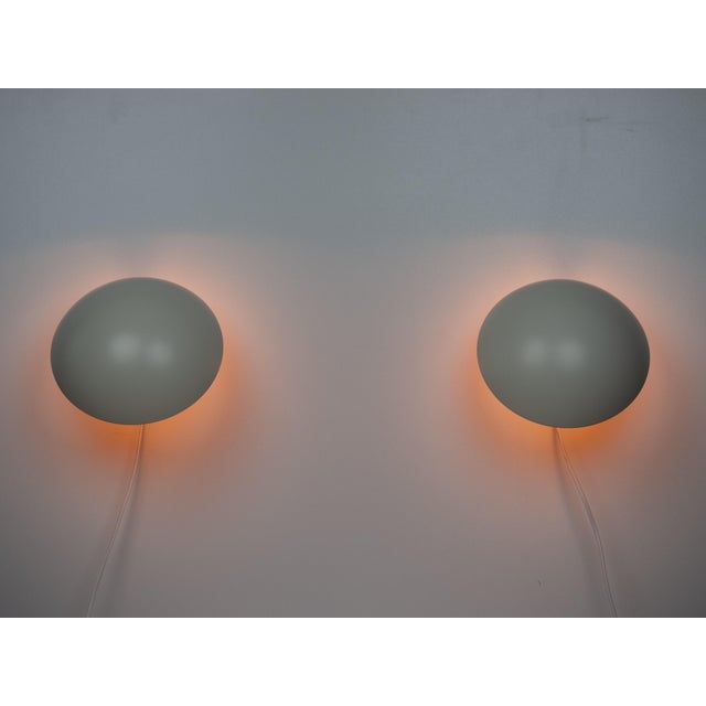 Vintage Danish PH Hat Wall Lamps by Poul Henningsen for Louis Poulsen, 1961, Set of 2 For Sale - Image 10 of 10