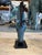 Contemporary Patinated Bronze Horse Head Sculpture with Flowing Mane For Sale - Image 3 of 7