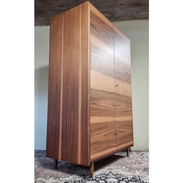 1970s Vintage Wardrobe in Walnut from Tatra Nabytok, 1970s For Sale - Image 5 of 15