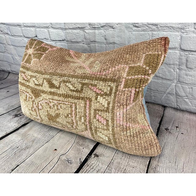 Vintage Pillow Case Turkish Rug Pillow Decorative Rug Pillow Dry cleaning only. PILLOW INSERT IS NOT INCLUDED