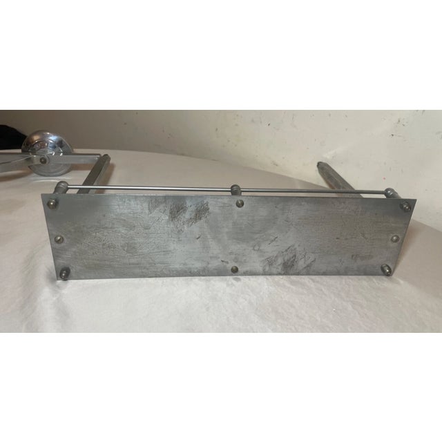 Vintage Mid Century Modern Glass Tantalus Decanter Scotch Rye Liquor Bottle Set - 3pcs For Sale - Image 9 of 13