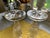 Traditional Antique Finely Cut Crystal Candlesticks a Pair For Sale - Image 3 of 11