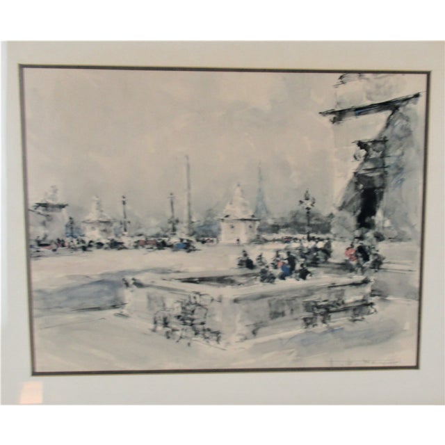 Silver Vintage Mid-Century Spotted Mirror Frames With Italian Prints - a Pair For Sale - Image 8 of 11