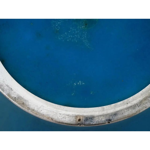 Late 19th Century Late 19th Century Ando Factory Japanese Blue Cloisonne Enamel Vase For Sale - Image 5 of 6