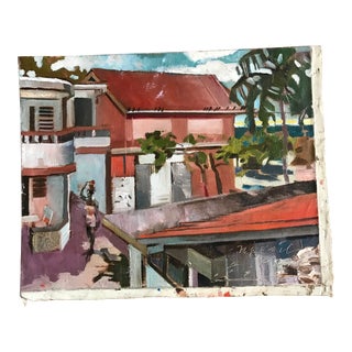 Tropical Paradise Oil Painting For Sale