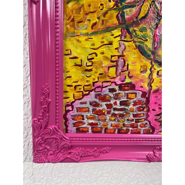 2020s Abstract Acrylic and Mixed-Media Painting on Canvas "Donut" by Serg Graff For Sale - Image 5 of 11