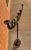 Industrial Torch Cut Brutalist Steel and Iron Floor Standing Candelabra Candle Holder For Sale - Image 3 of 5