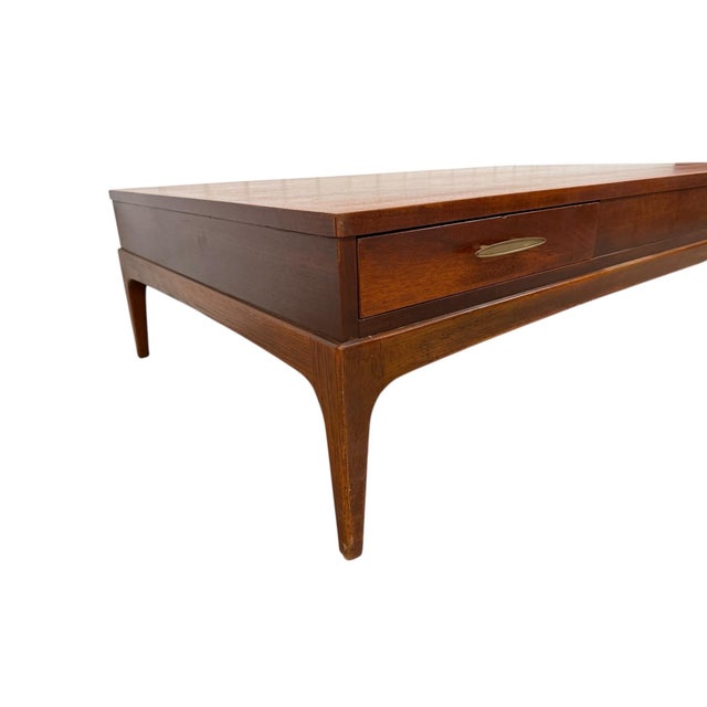 Mid-Century Modern Lane Rhythm Rectangular Coffee Table - Refinished! For Sale In Philadelphia - Image 6 of 10