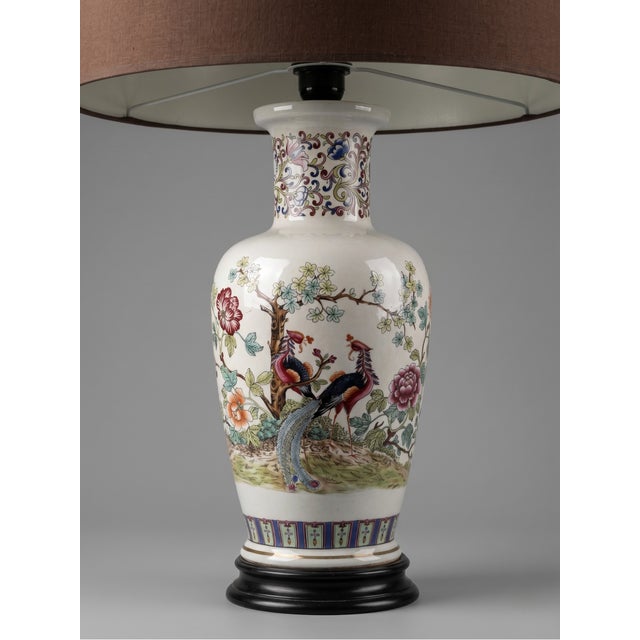Large Ceramic Table Lamp by V.V. Carraresi, 1940s For Sale - Image 3 of 9