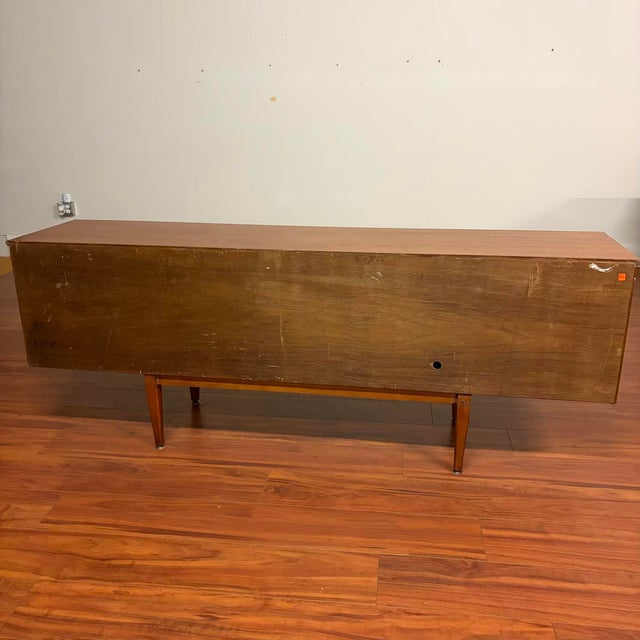 Jentique Vintage Teak Mid-Century Sideboard Bar For Sale - Image 15 of 15