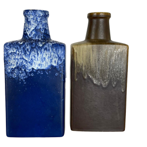 Fat Lava Vases from Scheurich, Germany, 1970s, Set of 2