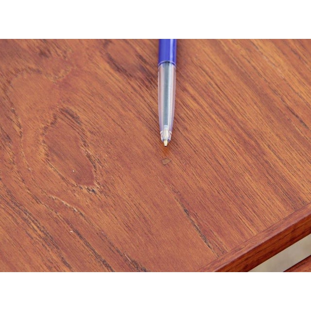 Mid-Century Scandinavian Dining Table with Drop Leaves, 1960s For Sale - Image 13 of 14