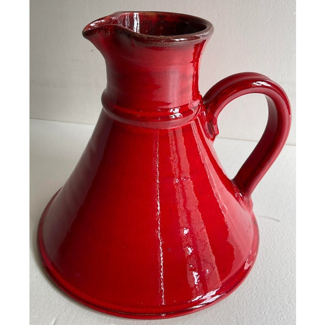 Ceramic Vallauris France Ceramic Pitcher Vase For Sale - Image 7 of 7