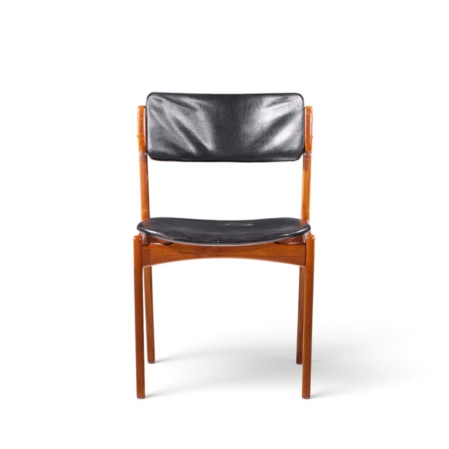 Mid 20th Century Erik Buch Mid Century Danish Teak Dining Chairs - Set of 6 For Sale - Image 5 of 10
