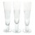 1990s Toscany “Clipper Ship” Set of 3 Pilsner Beer Glasses For Sale