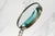 Amazing Antique Sterling Silver Repoussé Parasol Handle Floral Magnifying Glass Ornate Library Desk Home Decor For Sale - Image 4 of 12