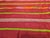 Red Vintage Moroccan Tribal Kilim, Handwoven Wool, Multicolor Stripe Pattern, 6’ X 15’ For Sale - Image 8 of 12