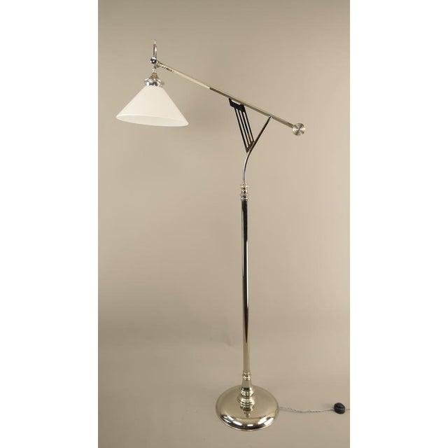 Art Deco Adjustable Floor Lamp from Wiener Werkstätte, 1920s For Sale - Image 3 of 11