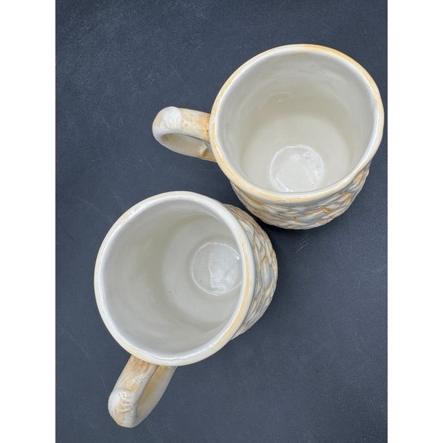 Ceramic Vintage Carved Tam O'Shanter Eh the Witches Pursuit Coffee Tea Mugs Set of 2 For Sale - Image 7 of 8
