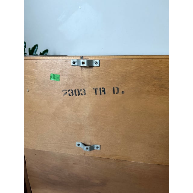 Vintage Mid Century Asian Inspired 12 Drawer Hickory Dresser by Tung Si For Sale - Image 12 of 12