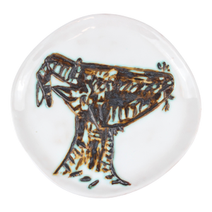 Pablo Picasso Madoura Ceramic, "Tête De Chèvre De Profil" Plate