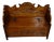 Antique 20th Century Carved Wood Bench-Chest For Sale