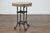 Early 20th Century Turn of the Century French Side Table - Petrified Wood Top and Wrought Iron Base For Sale - Image 9 of 12