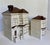1970s 1979-80 Otagiri Ceramic San Francisco Victorian House Canisters Cookie Jars - Set of 2 For Sale - Image 5 of 15