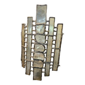 Vintage Glass Candle Wall Sconce