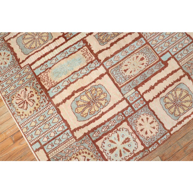 Zabihi Collection African European Influenced Deco Carpet - 8'1" x 9'10" For Sale - Image 9 of 12