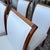 Late 20th Century Late 20th Century Set of 8 Art Deco Polished Wood Leather Dining Chairs For Sale - Image 5 of 12