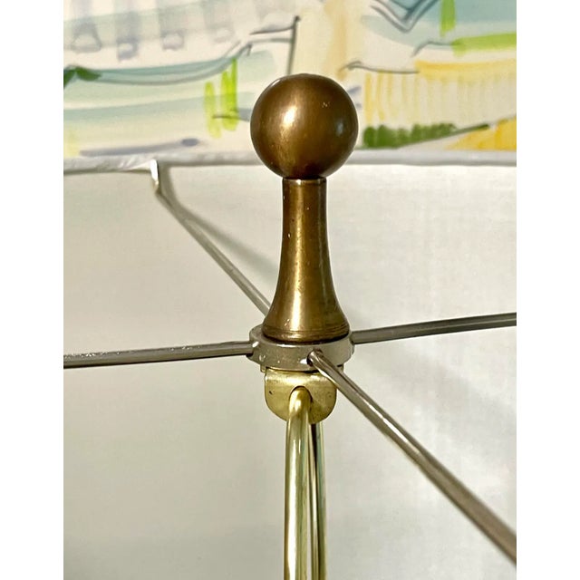 Mid 20th Century Grand Scale Celadon Vase Lamp For Sale - Image 5 of 12