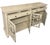 Country Chic Four-Door Lattice Sideboard in Distressed Antique White For Sale - Image 4 of 6