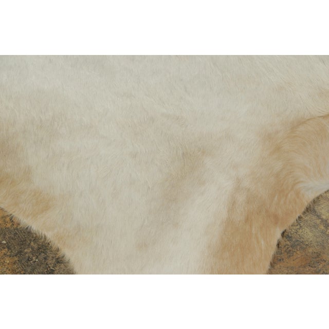 Rug & Kilim’s Contemporary Cowhide Rug in Warm Beige & Brown Accents For Sale In New York - Image 6 of 9