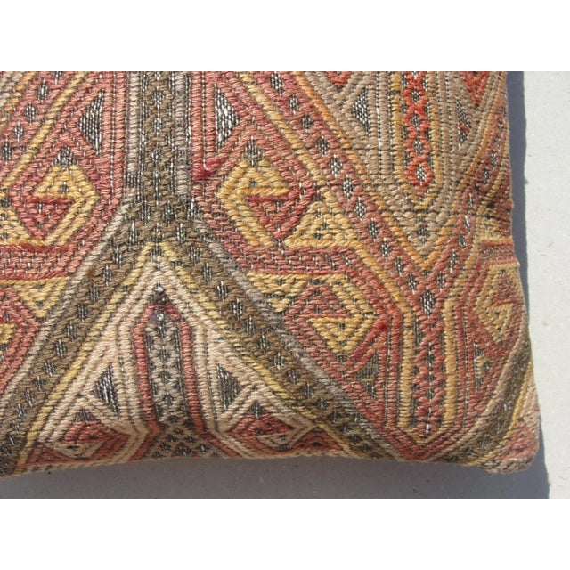 Textile Contemporary Handmade Turkish Pillow Cover For Sale - Image 7 of 10