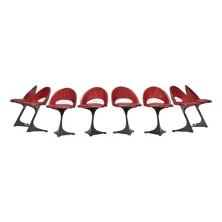 Set of Eight Sculptural Chairs by Santiago Calatrava for De Sede For Sale
