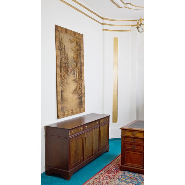 2000 - 2009 Japanese Embroidered Panel Journey to Mount Fuji Tapestry For Sale - Image 5 of 6