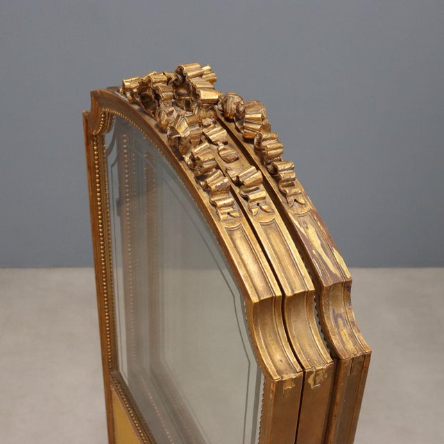 Gilded Wooden Screen For Sale - Image 10 of 11