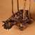 1980s Pair of Gilt & Silvered Bronze Tortoise Crane Longevity Statues For Sale - Image 10 of 10